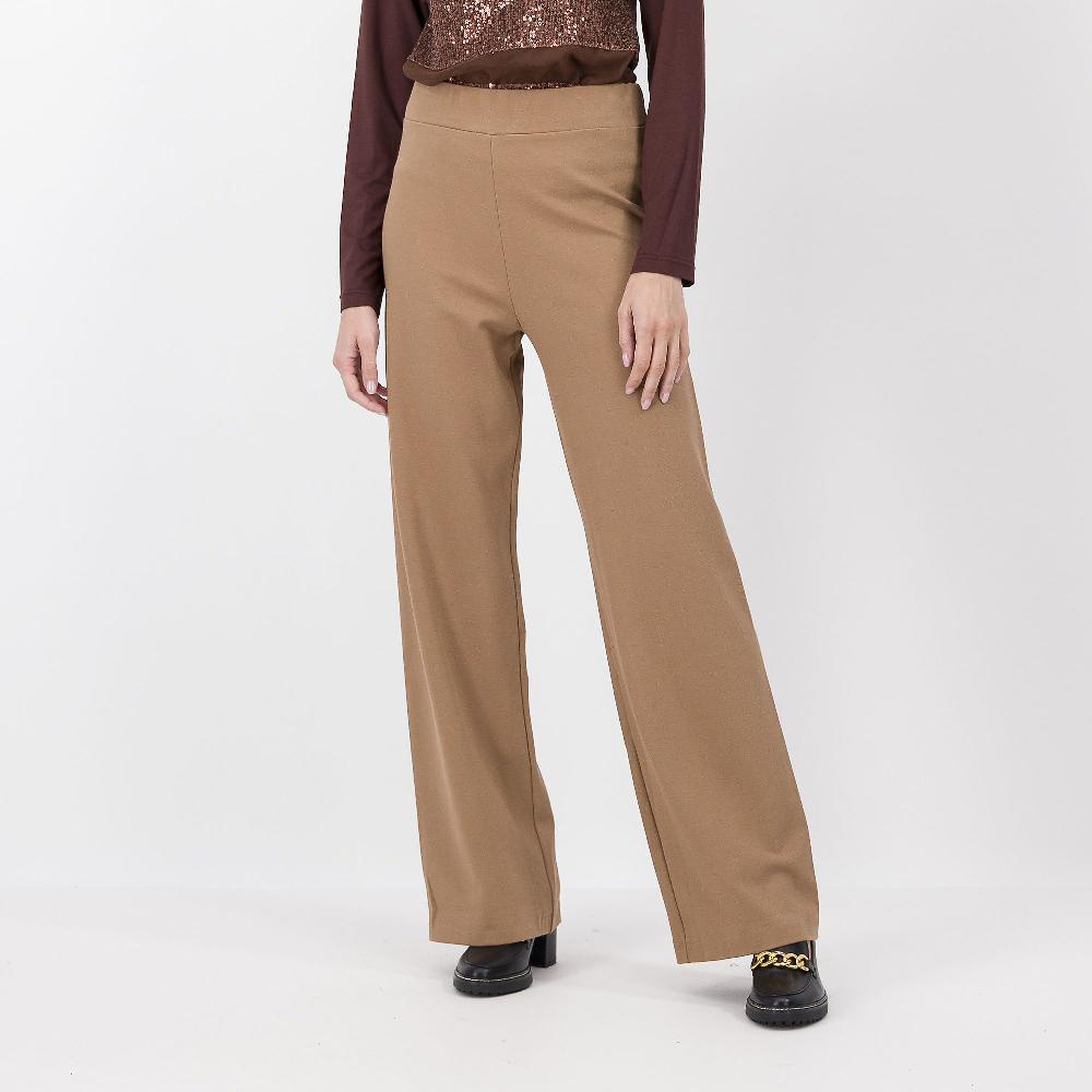 QVC Olly Doo Pantaloni ampi in punto Milano con disegno piquet
