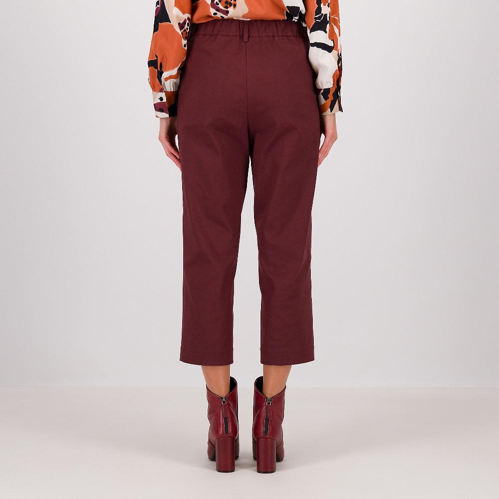 QVC Olly Doo Pantaloni Cropped In Lyocell E Cotone Elasticizzati