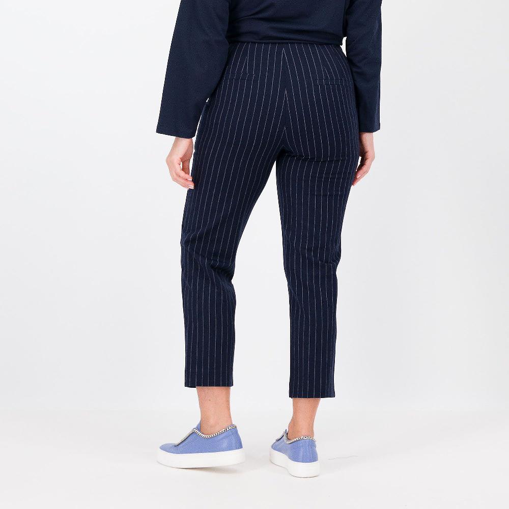 QVC Olly Doo Pantaloni Gessati Linea Carota Con Gancio