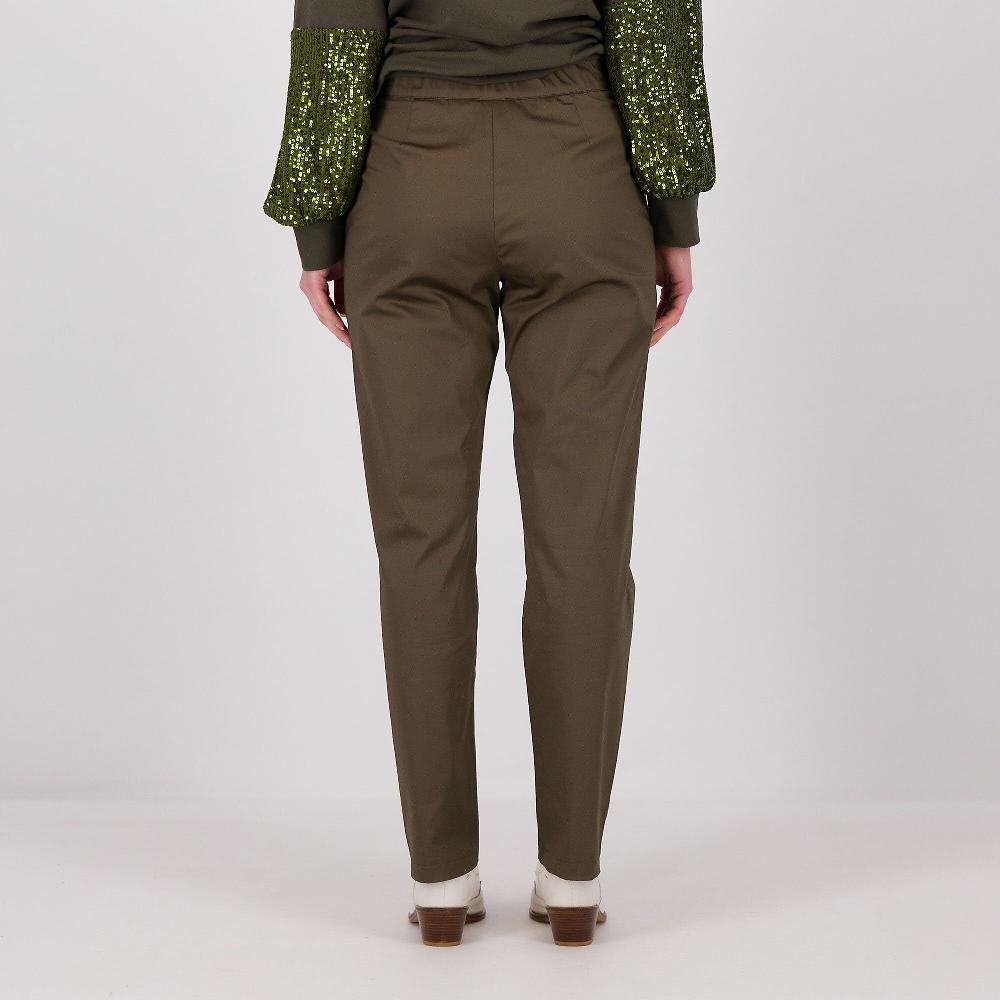 QVC Olly Doo Pantaloni In Rasatello Di Cotone LInea Dritta