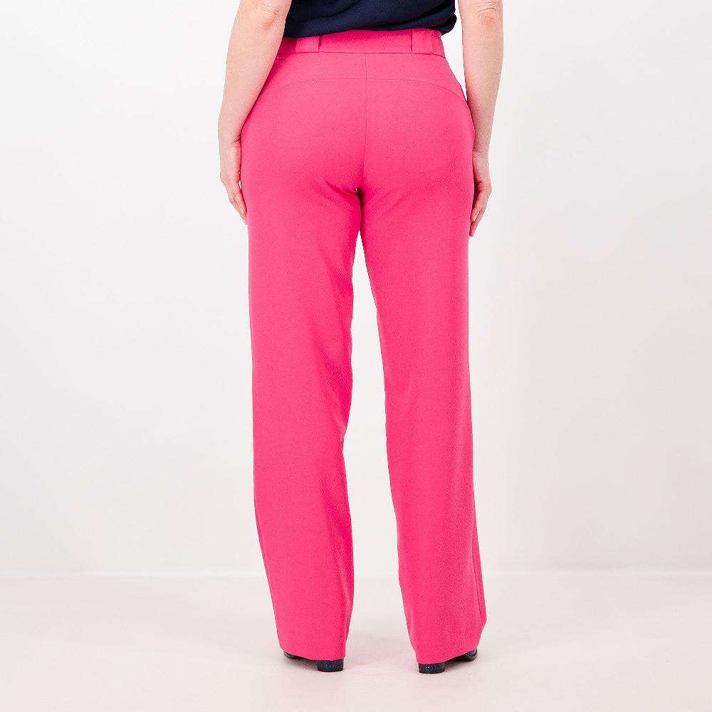 QVC Olly Doo Pantaloni Linea Dritta In Bi-stretch Taglio Imunturato Made In Italy