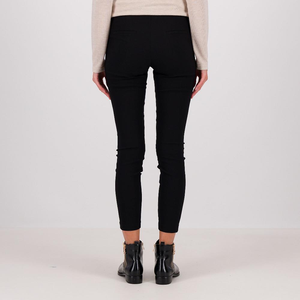 QVC Olly Doo Pantaloni Skinny In Bengalina Viscosa Con Tasche A Filetto