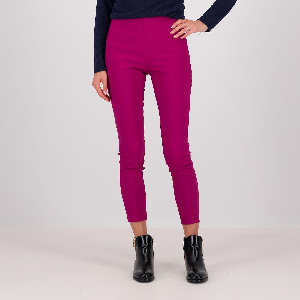 QVC Olly Doo Pantaloni skinny in bengalina viscosa con tasche a filetto
