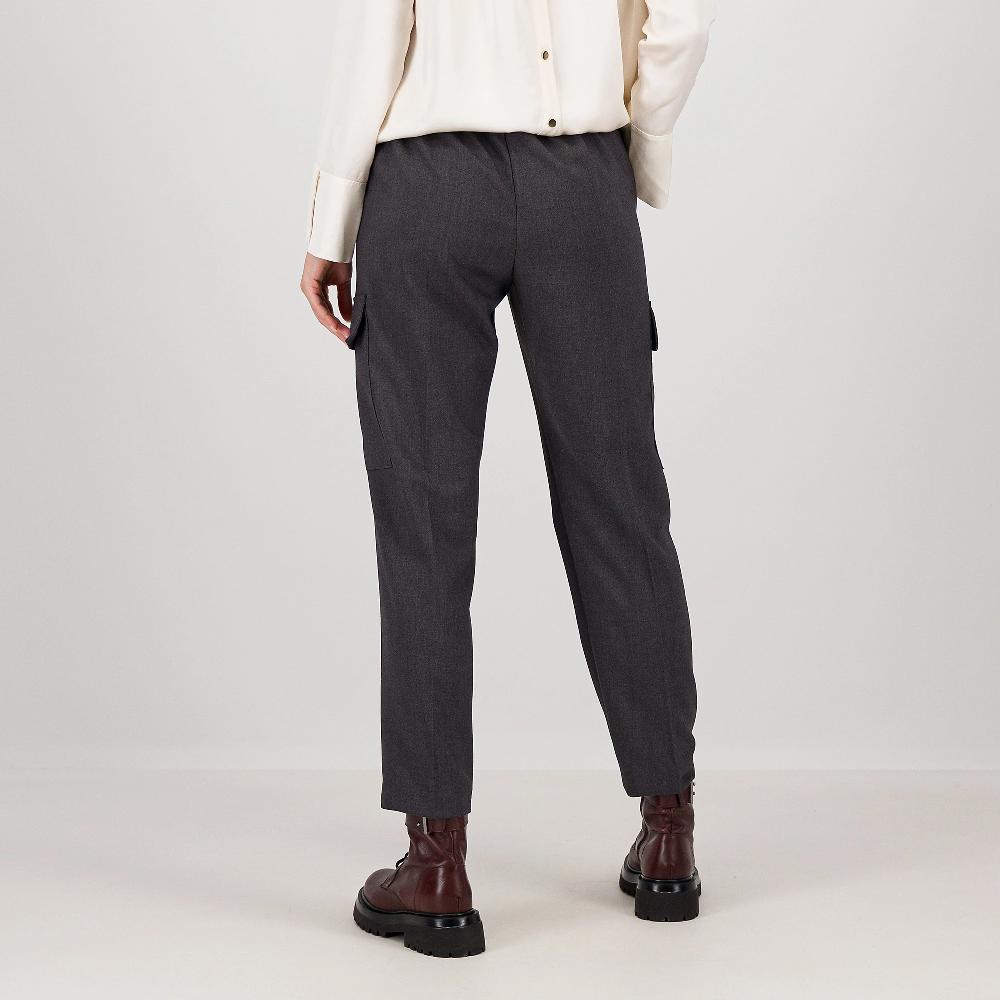 QVC Oltre Pantaloni Cargo Tinto Filo Con Tasconi Laterali