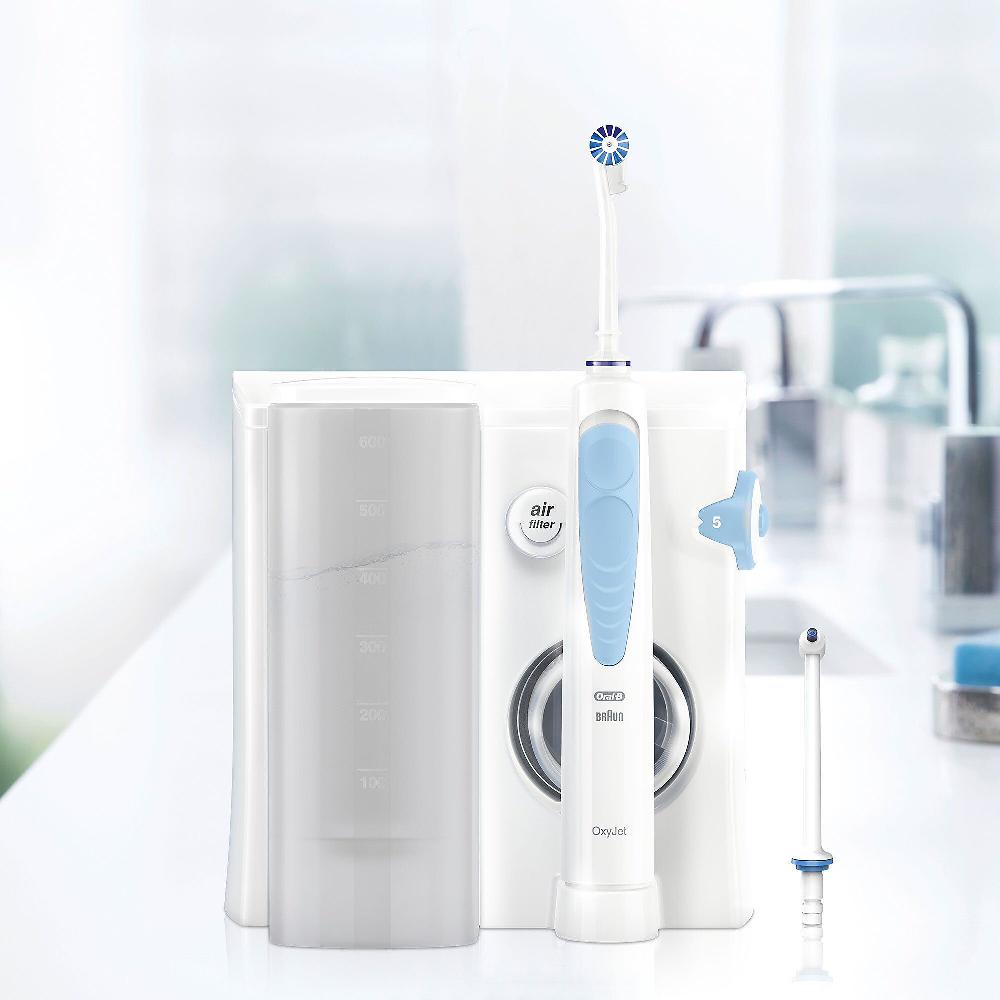 QVC Oral-B Pow Oral Center MD20: Con 2 Beccucci Oxyjet + 2 Beccucci A Getto D'acqua