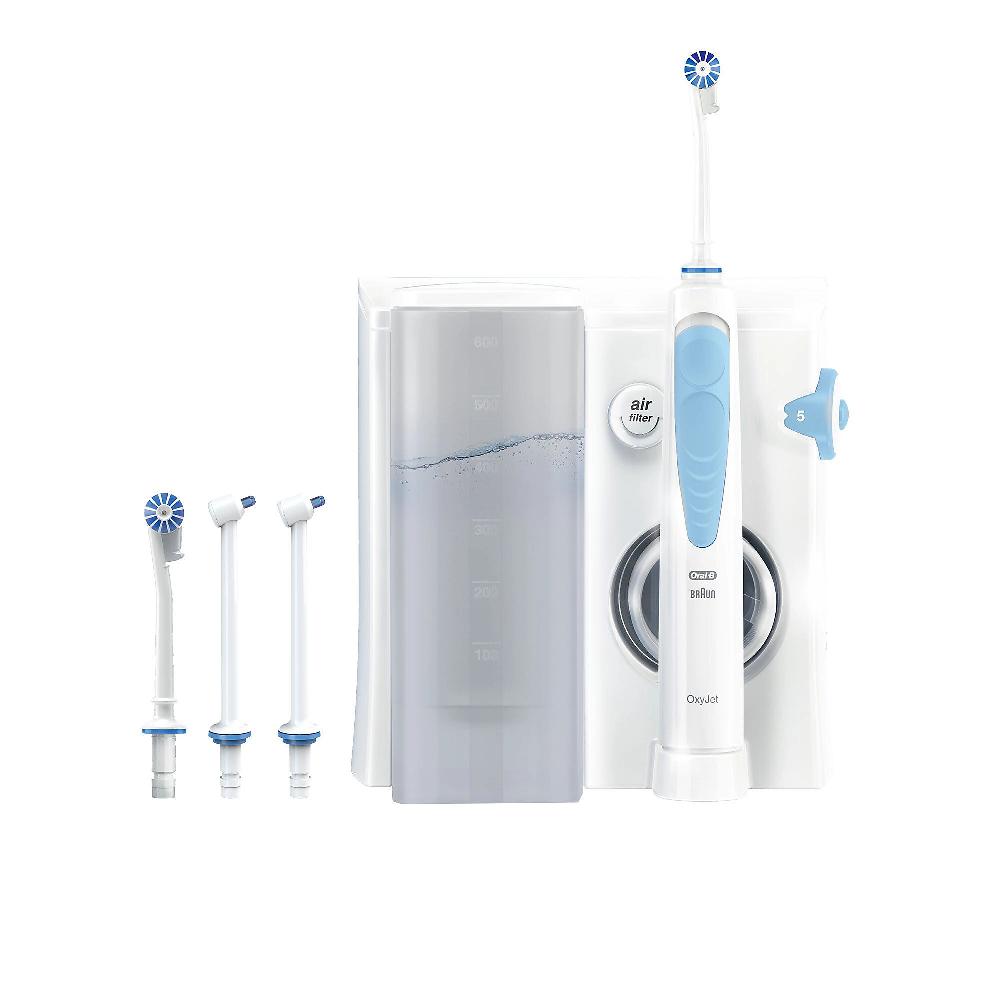 QVC Oral-B Pow oral Center MD20: con 2 beccucci Oxyjet + 2 beccucci a getto d'acqua