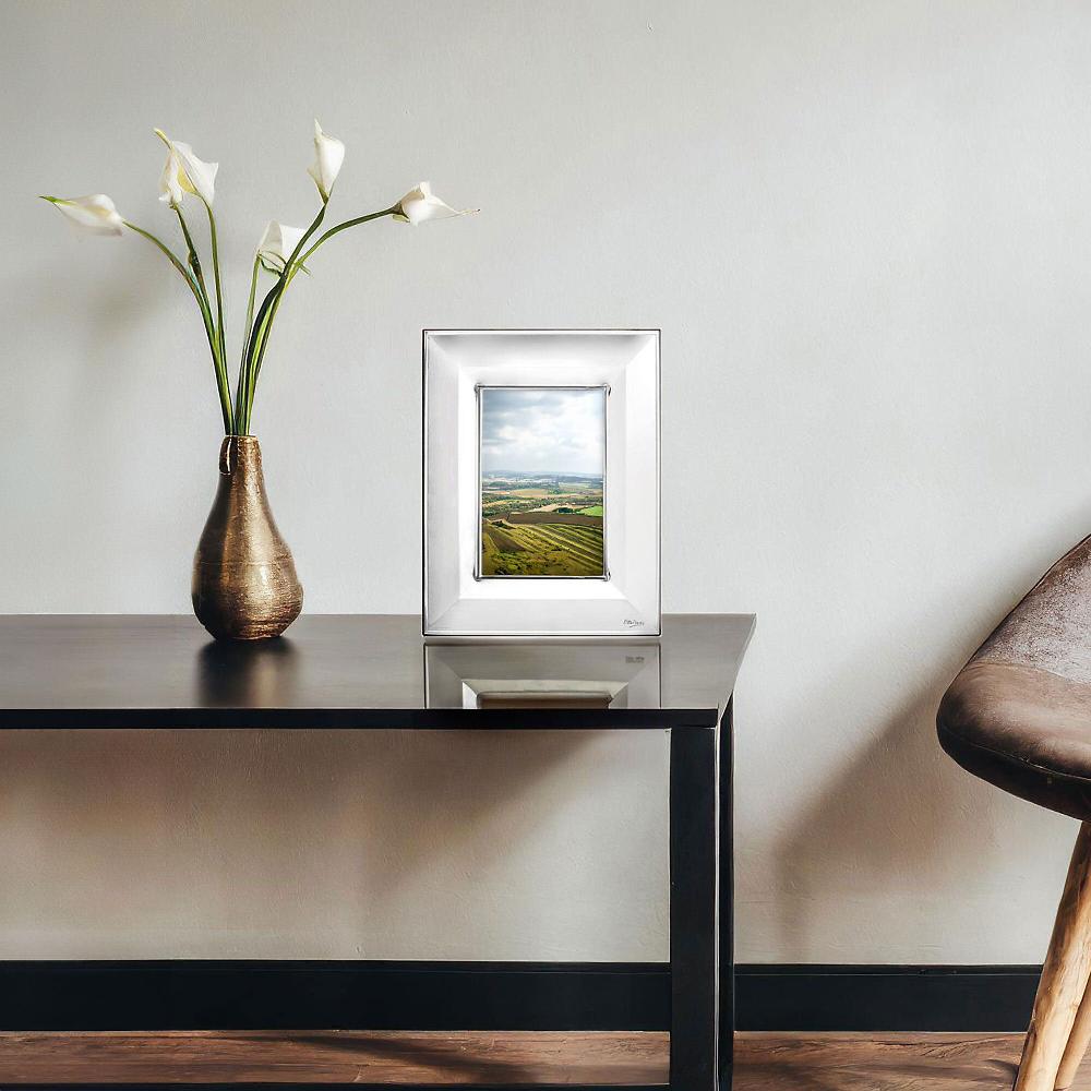 QVC OTTAVIANI Portafoto in argento New York 18x24 cm