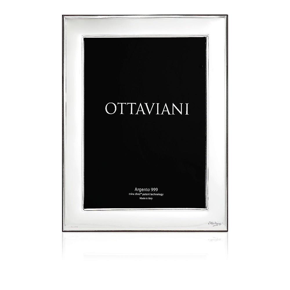 QVC OTTAVIANI Portafoto in argento Specchio 18x24 cm