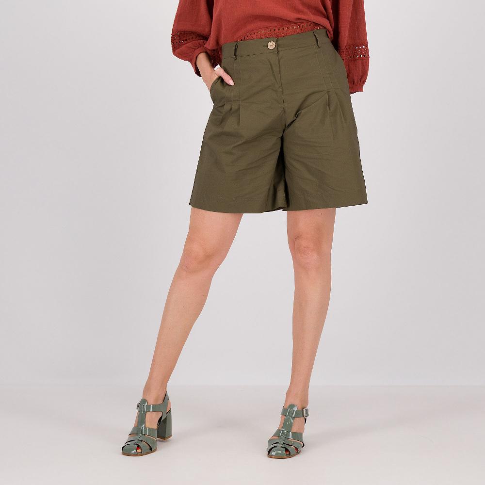 QVC PALAZZO MODA Bermuda in tela paracadute con passanti in vita