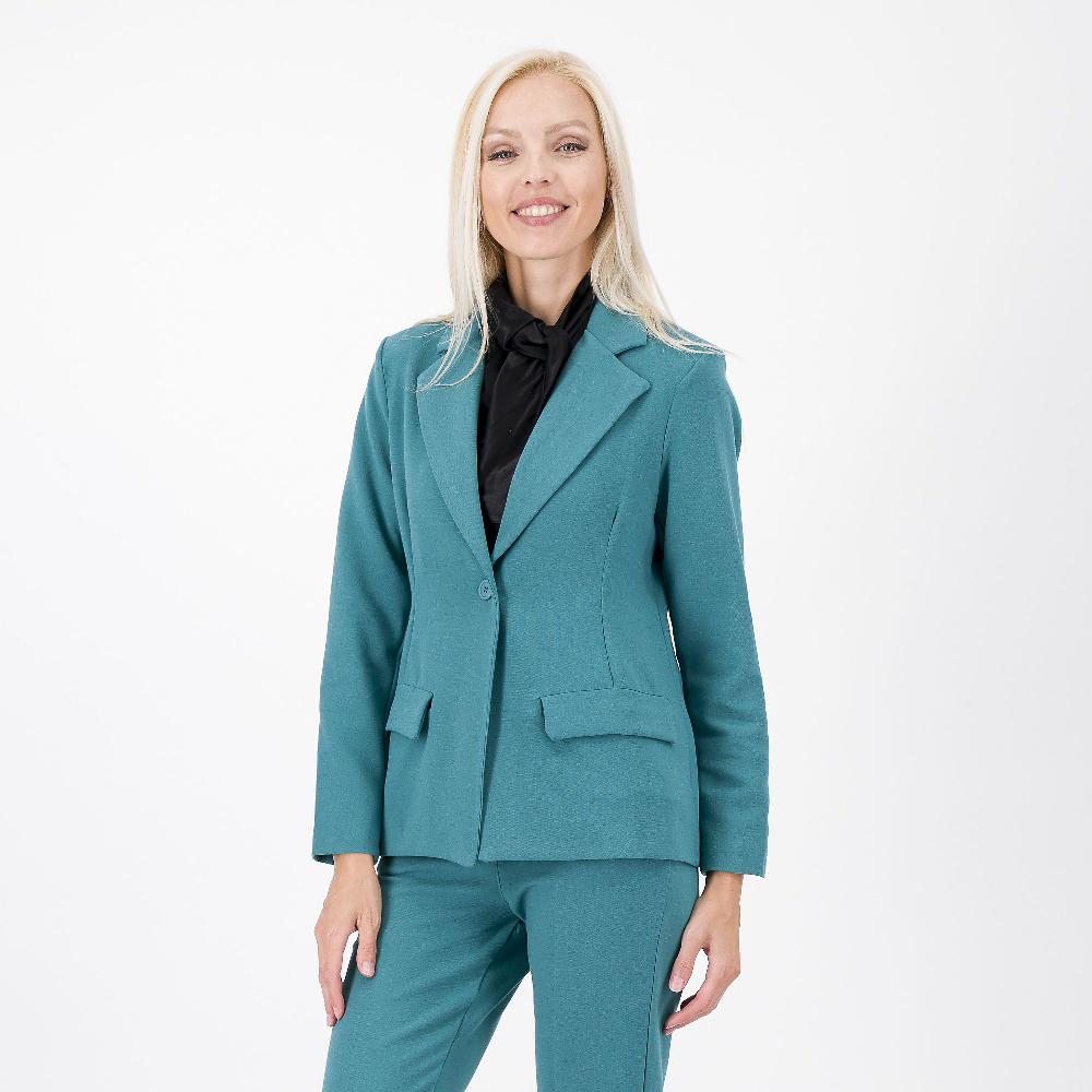 QVC PALAZZO MODA Blazer sciancrato cadi misto viscosa