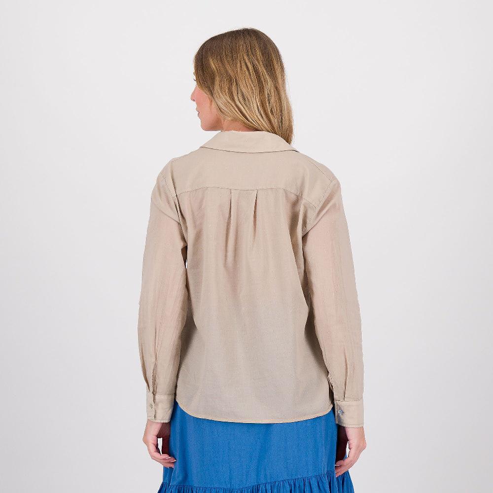 QVC PALAZZO MODA Camicia In Mussola Di Cotone Tinta In Capo