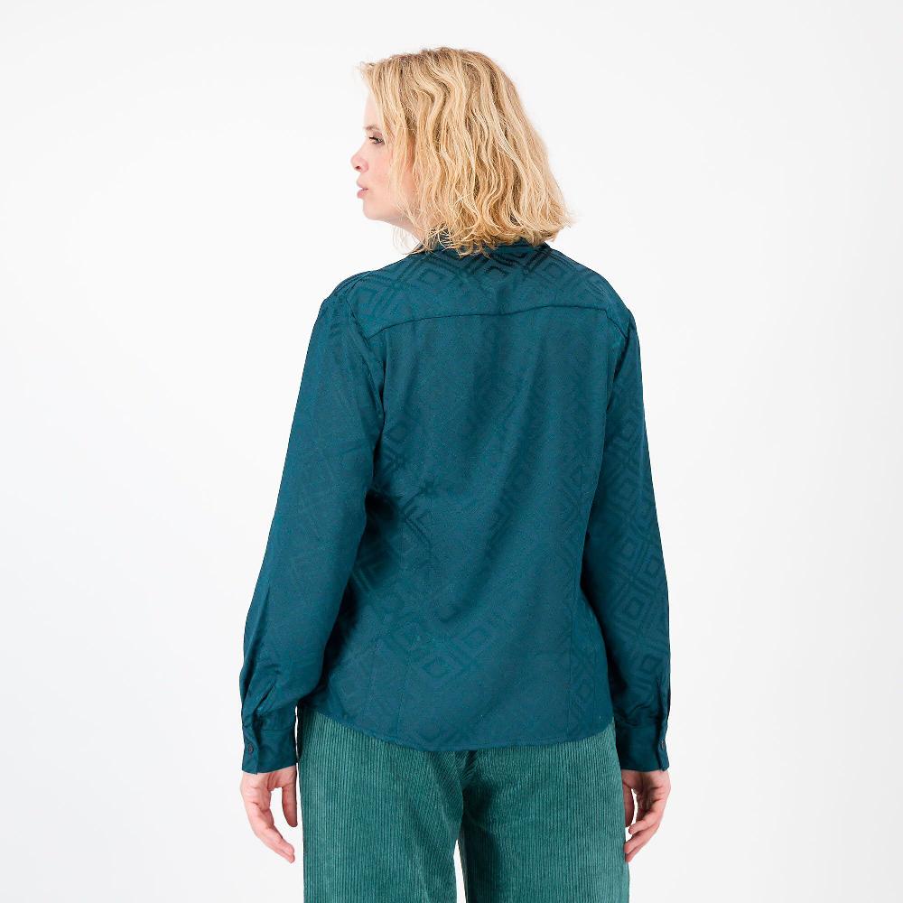 QVC PALAZZO MODA Camicia In Raso Fantasia Geometrica