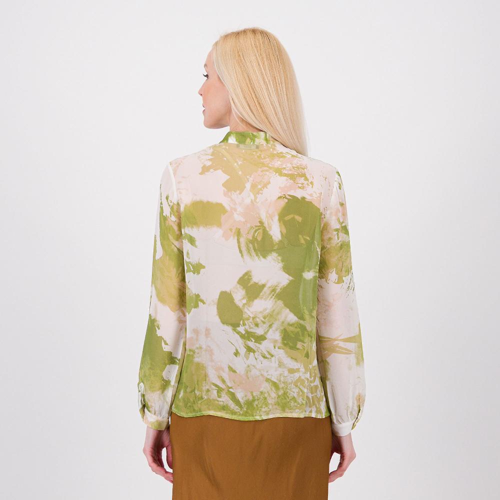 QVC PALAZZO MODA Camicia In Viscosa Fantasia Con Maniche Lunghe
