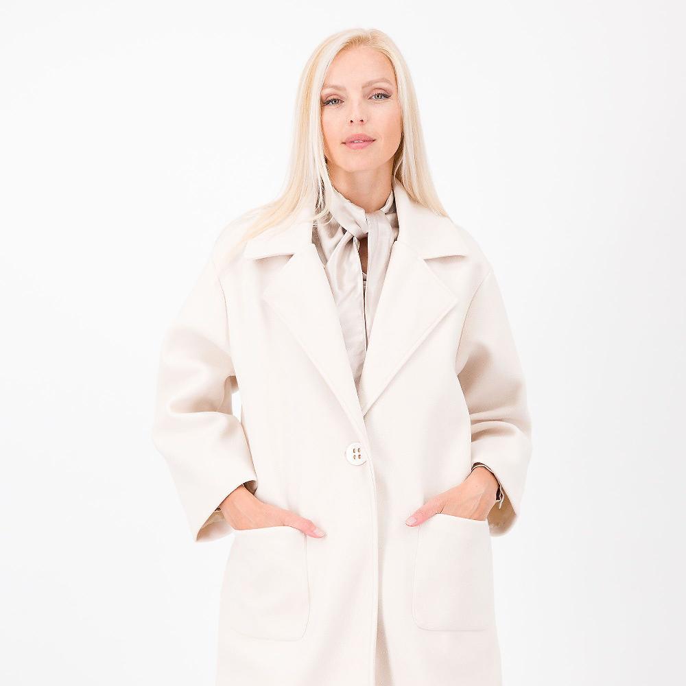 QVC PALAZZO MODA Cappotto Over In Panno A Un Bottone