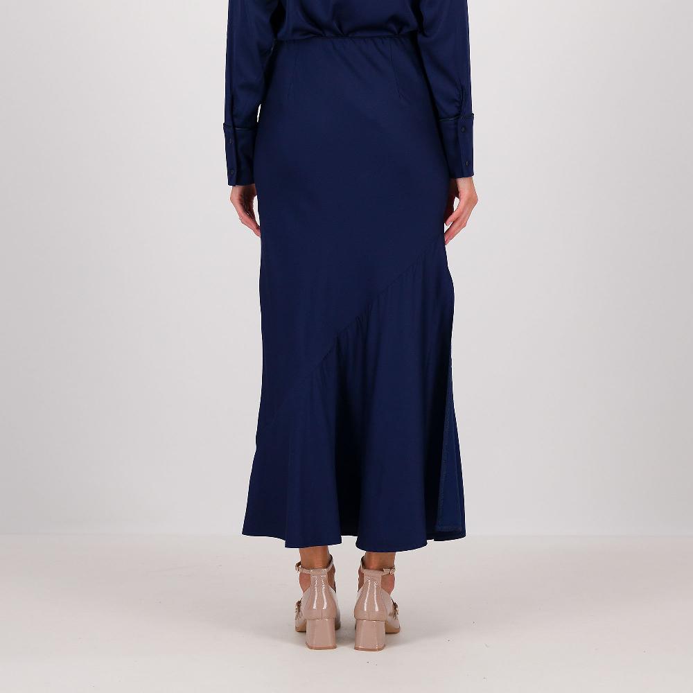 QVC PALAZZO MODA Gonna A Sirena Con Spacco Laterale In Raso Di Viscosa