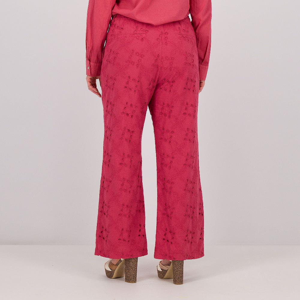 QVC PALAZZO MODA Pantalone In Pizzo Sangallo Ricamato