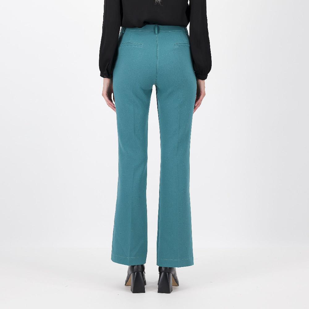 QVC PALAZZO MODA Pantaloni A Zampetta Tessuto Cadi Misto Viscosa