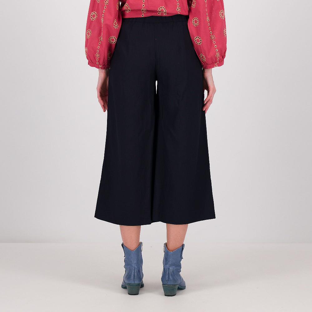 QVC PALAZZO MODA Pantaloni Ampi Cropped In Viscosa E Lino