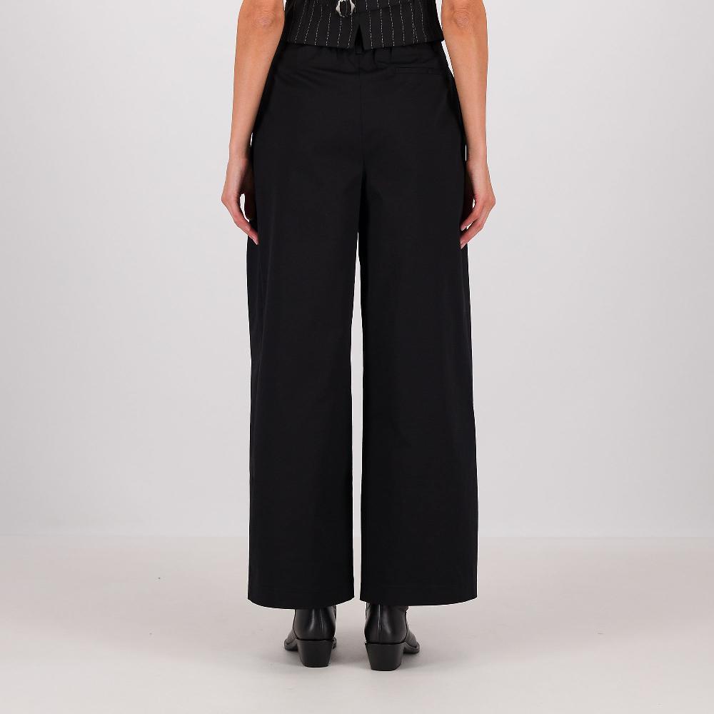 QVC Palazzo Moda Pantaloni Ampi In Cotone Stretch Con Pinces