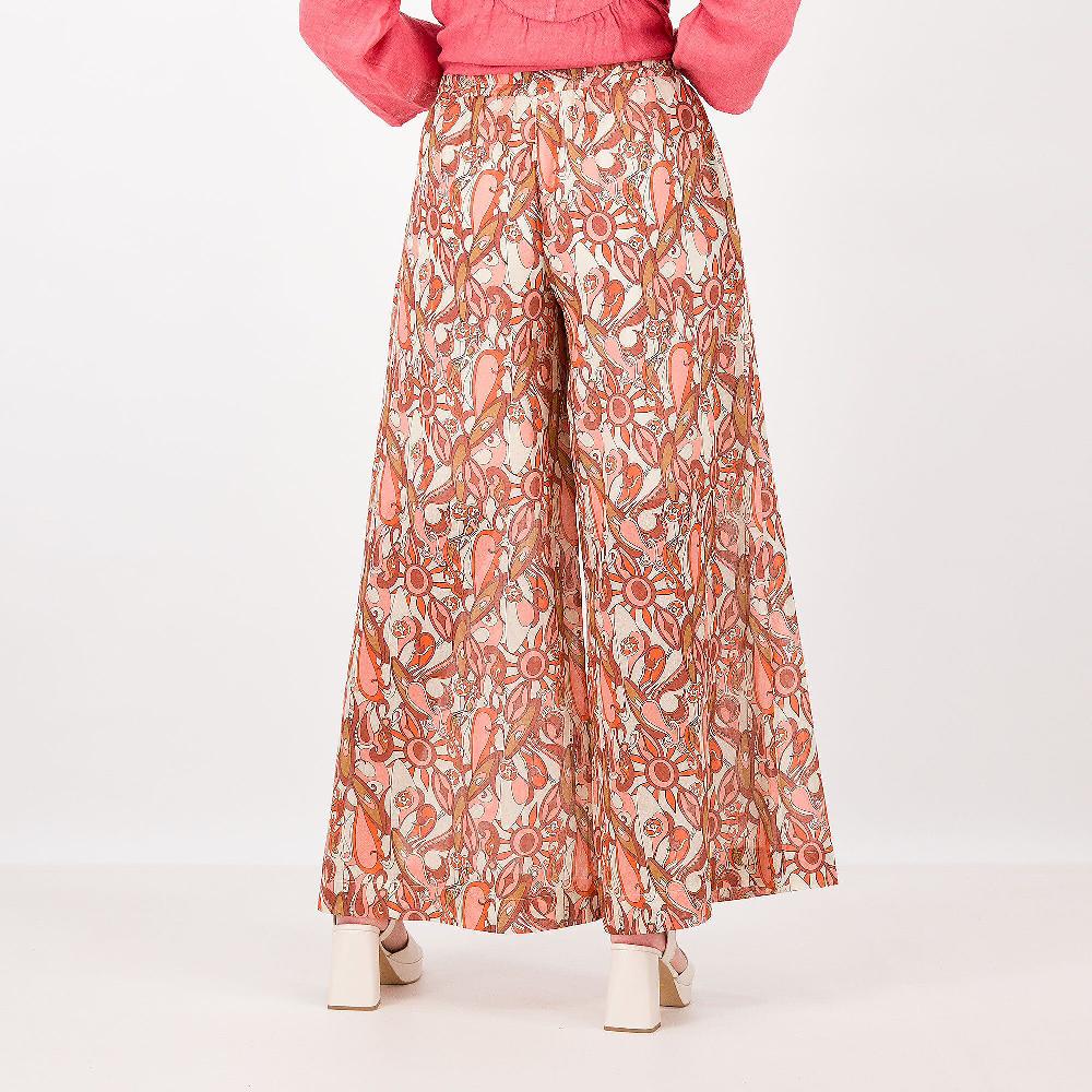 QVC PALAZZO MODA Pantaloni Ampi In Mussola Di Cotone