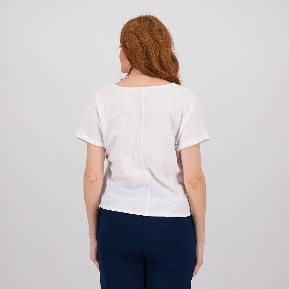 QVC PARKER & ROWE T-shirt Con Manica Corta E Inserti In Pizzo