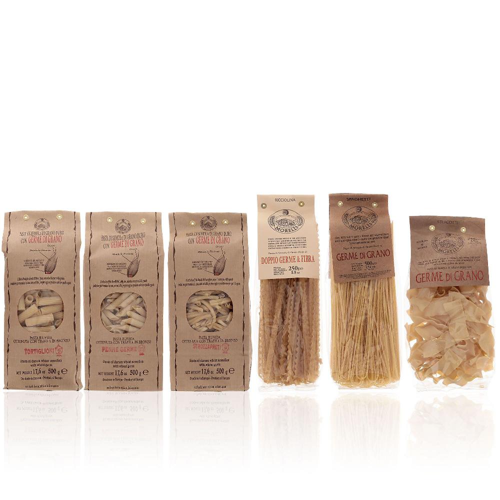 QVC Pastificio Morelli 6 confezioni pasta al germe di grano