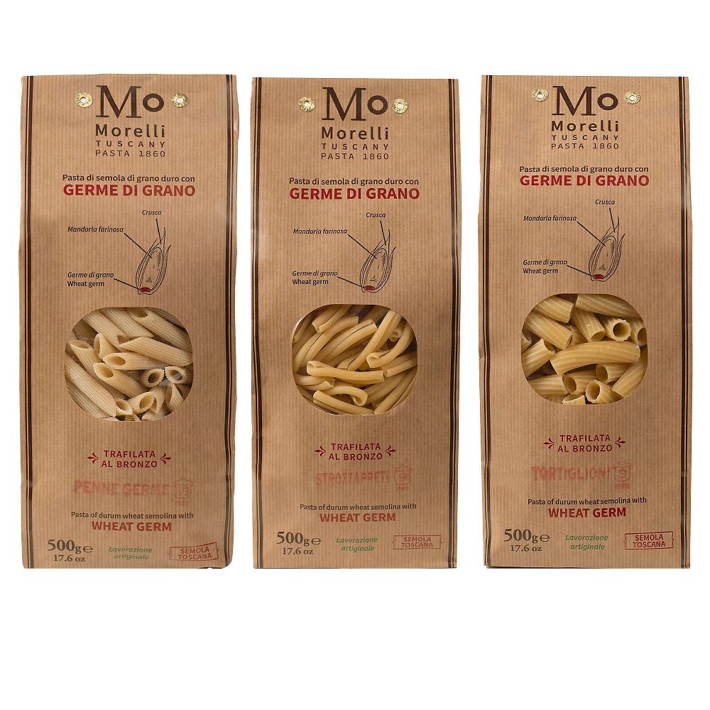 QVC Pastificio Morelli Valigetta Germe di Grano: tortiglioni penne e strozzapreti