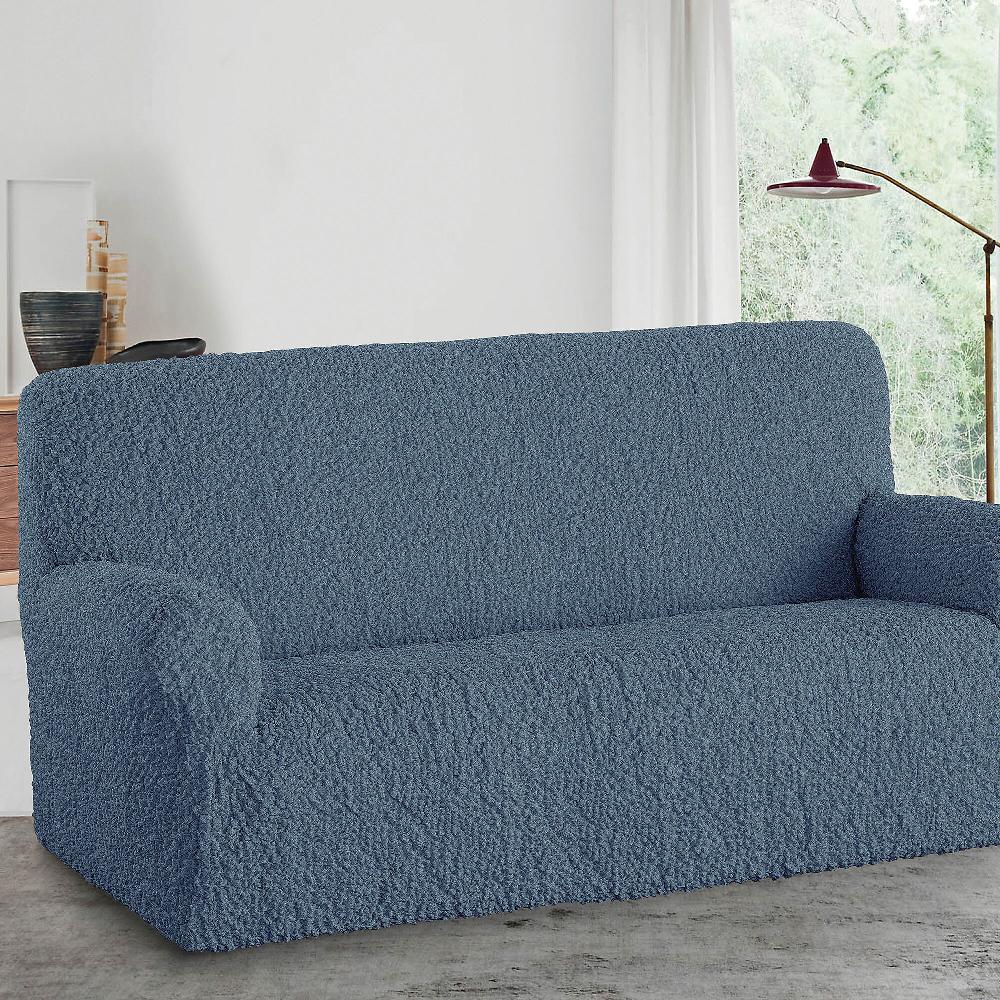 QVC Paulato By Ga.i.co Copridivano Annabella Tessuto Bielastico Tinto Filo Goffrato