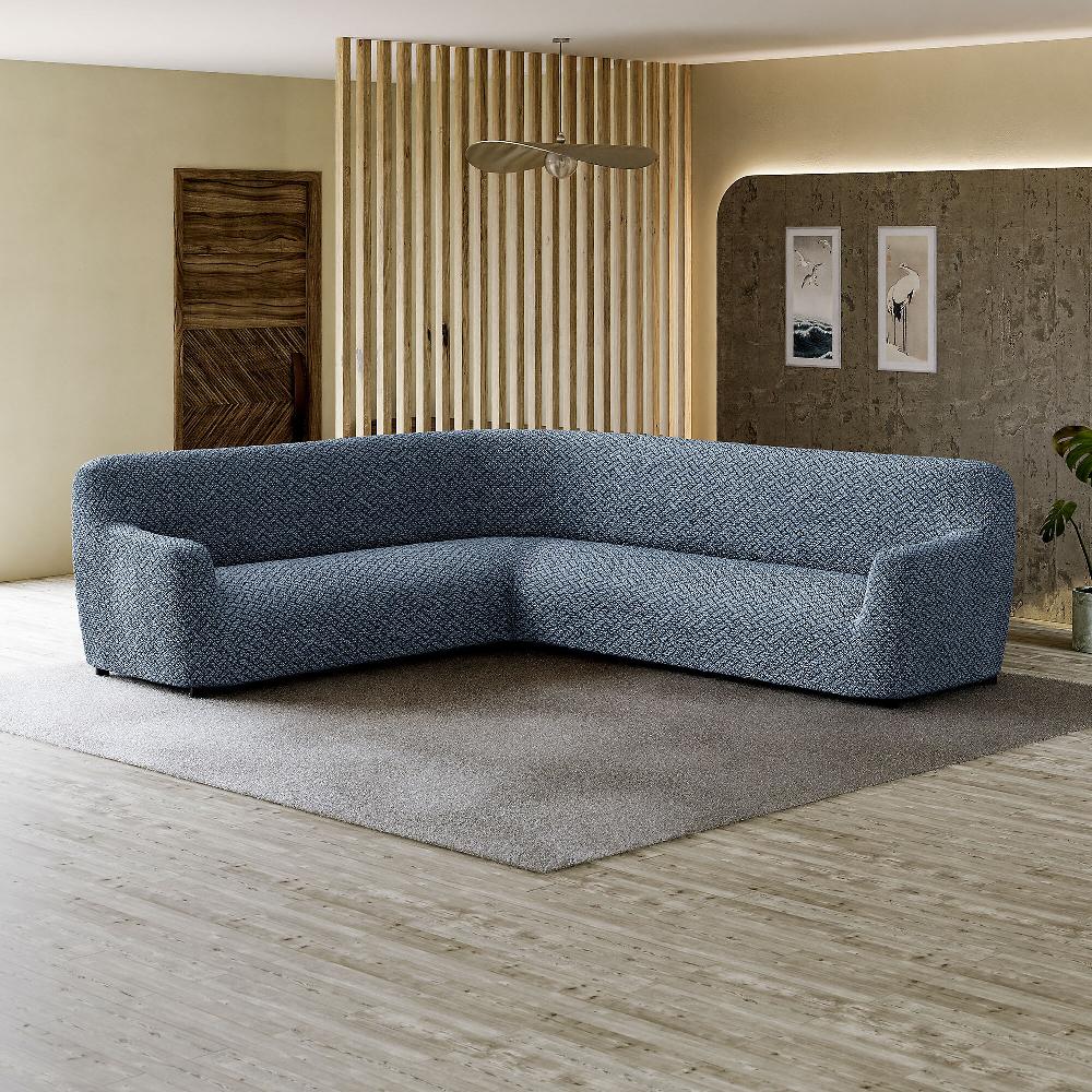 QVC Paulato By Ga.i.co Copridivano Venezia Tessuto Bielastico Stampa Geometrica