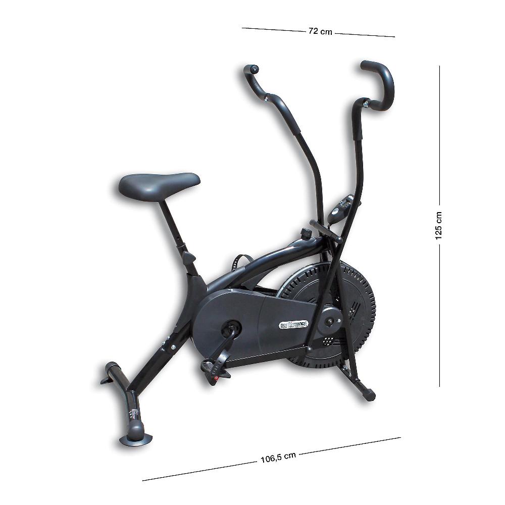 QVC Performance Air Bike Attrezzo Fitness Per Allenamento Cardio