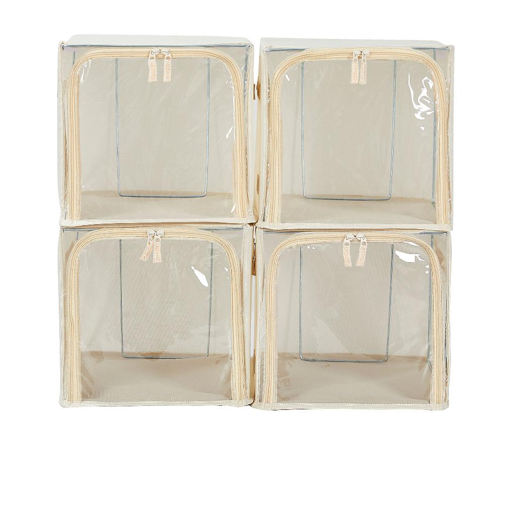 QVC Periea Set 4 Scatole Pieghevoli Per Lo Stoccaggio