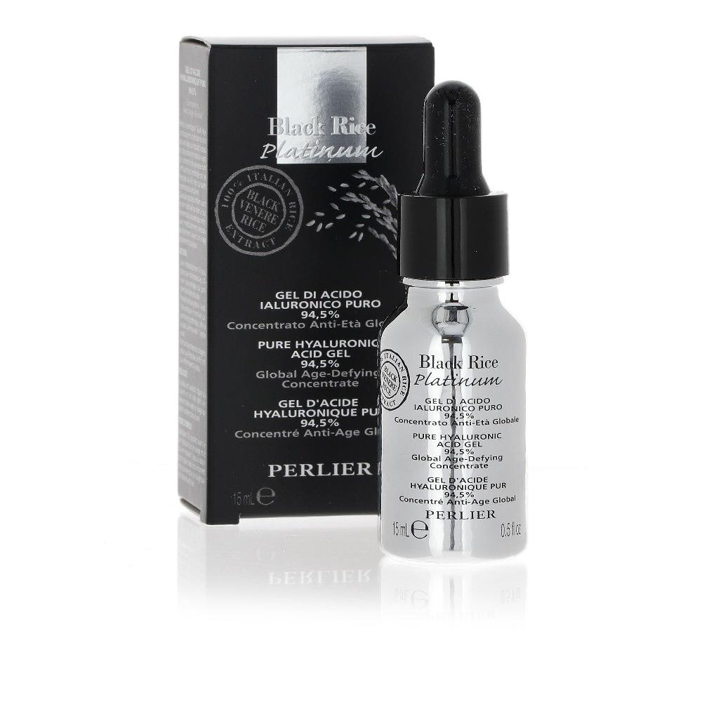 QVC Perlier Black Rice Platinum Siero viso in gel con acido ialuronico