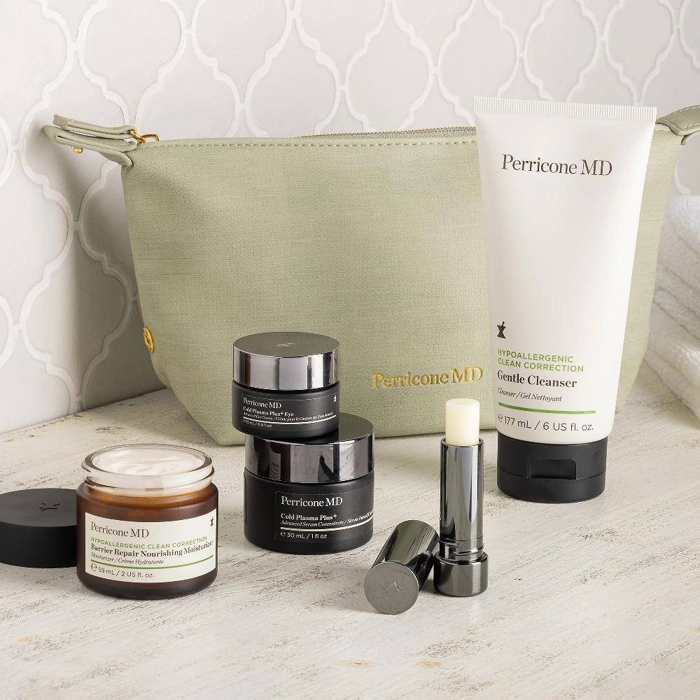 QVC Perricone MD Hypoallergenic e Cold Plasma+ Kit viso occhi labbra