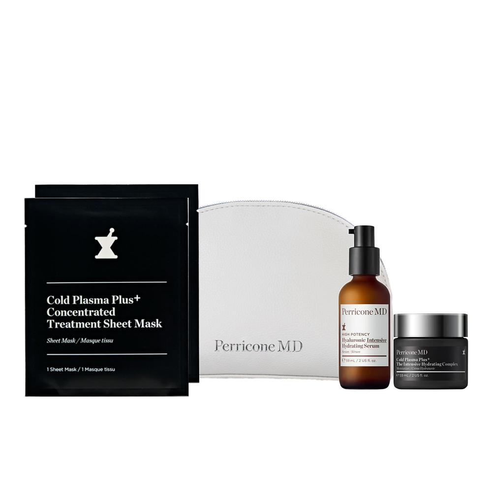 QVC Perricone MD Kit Viaggio: Crema E Maschere Cold Plasma Siero E Borsa