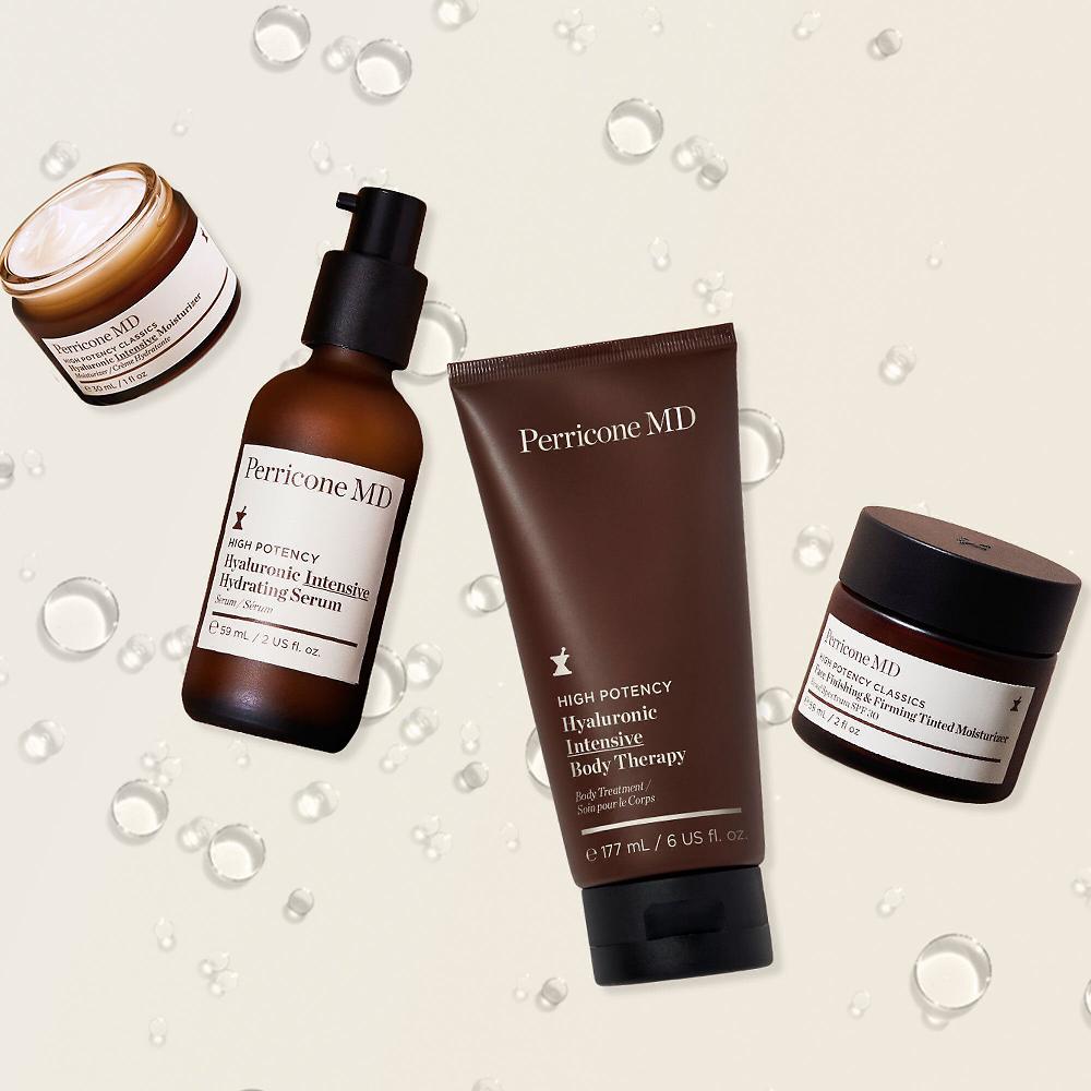 QVC Perricone MD Summer Hydrate&Glow Kit High Potency 4 Pezzi Viso E Corpo