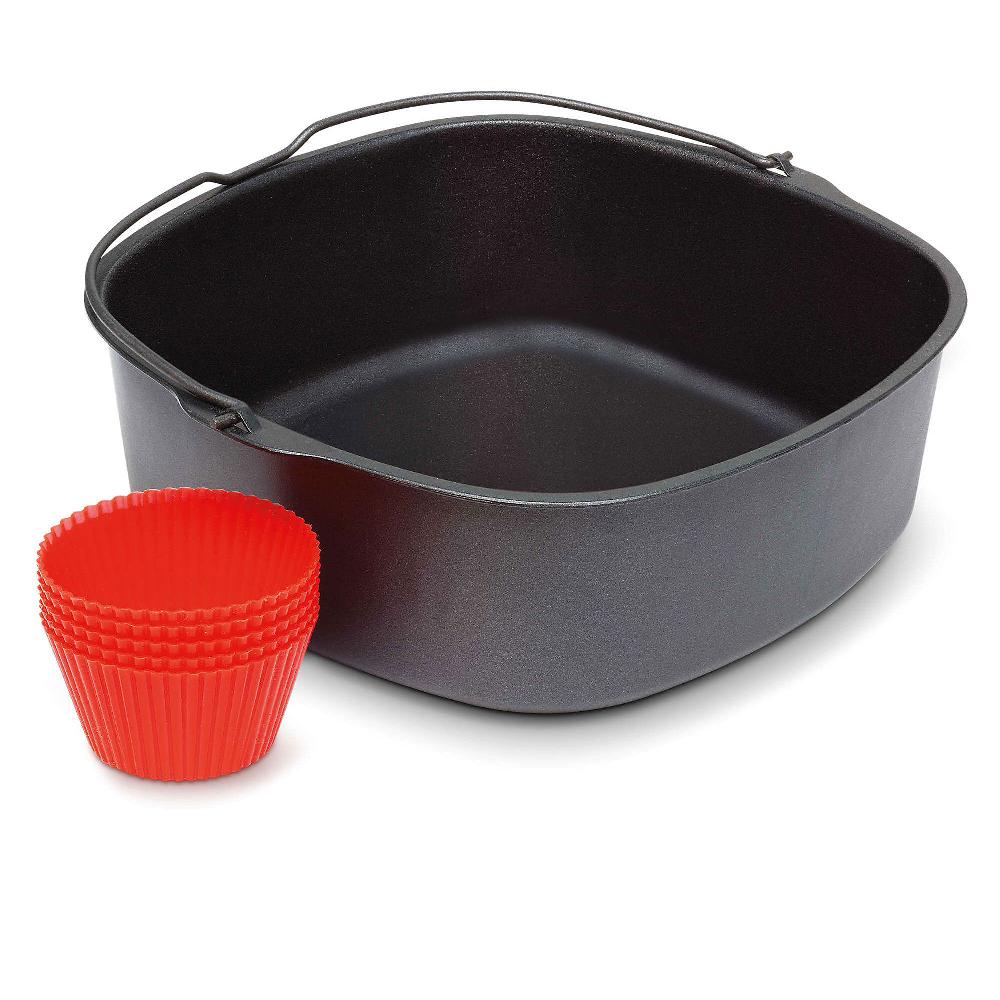 QVC Philips Accessorio forno per Airfryer + 7 stampi muffin