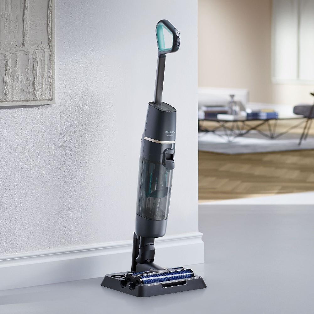 QVC Philips AquaTrio Cordless Aspirapolvere E Lavapavimenti