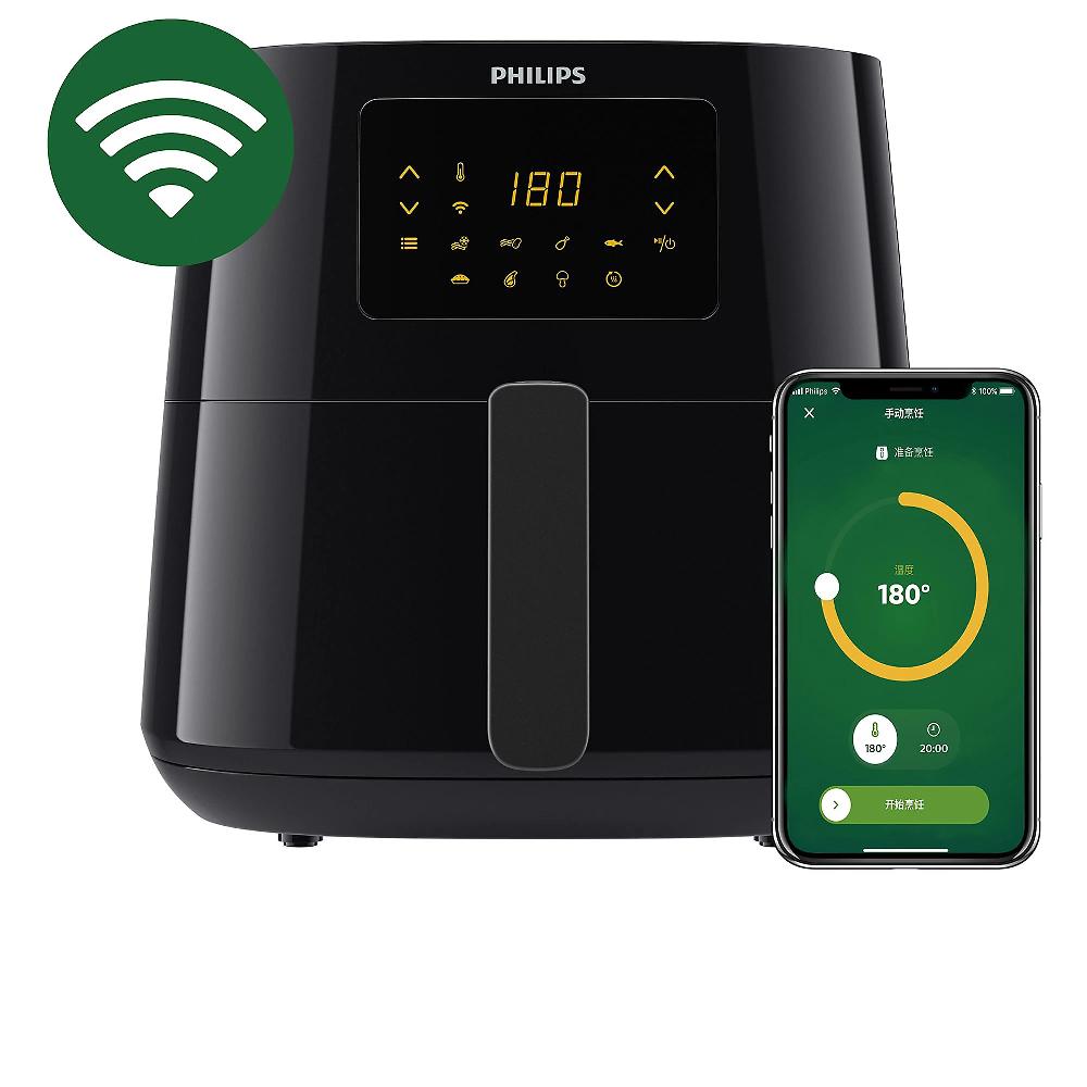 QVC Philips Essential XL Airfryer 1 2kg HD9280/90 Compatibile Con Alexa
