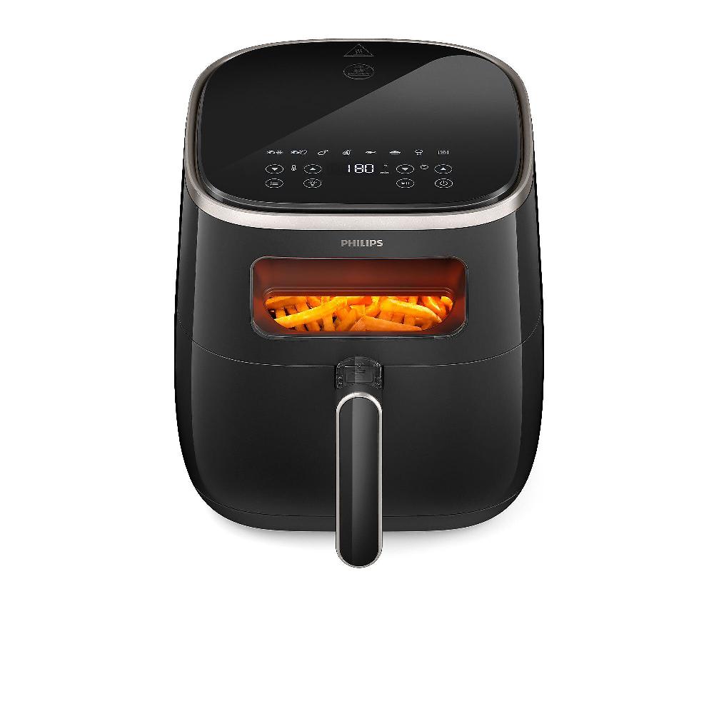 QVC Philips Friggitrice Ad Aria Airfryer XL HD9257/80 Con Finestra