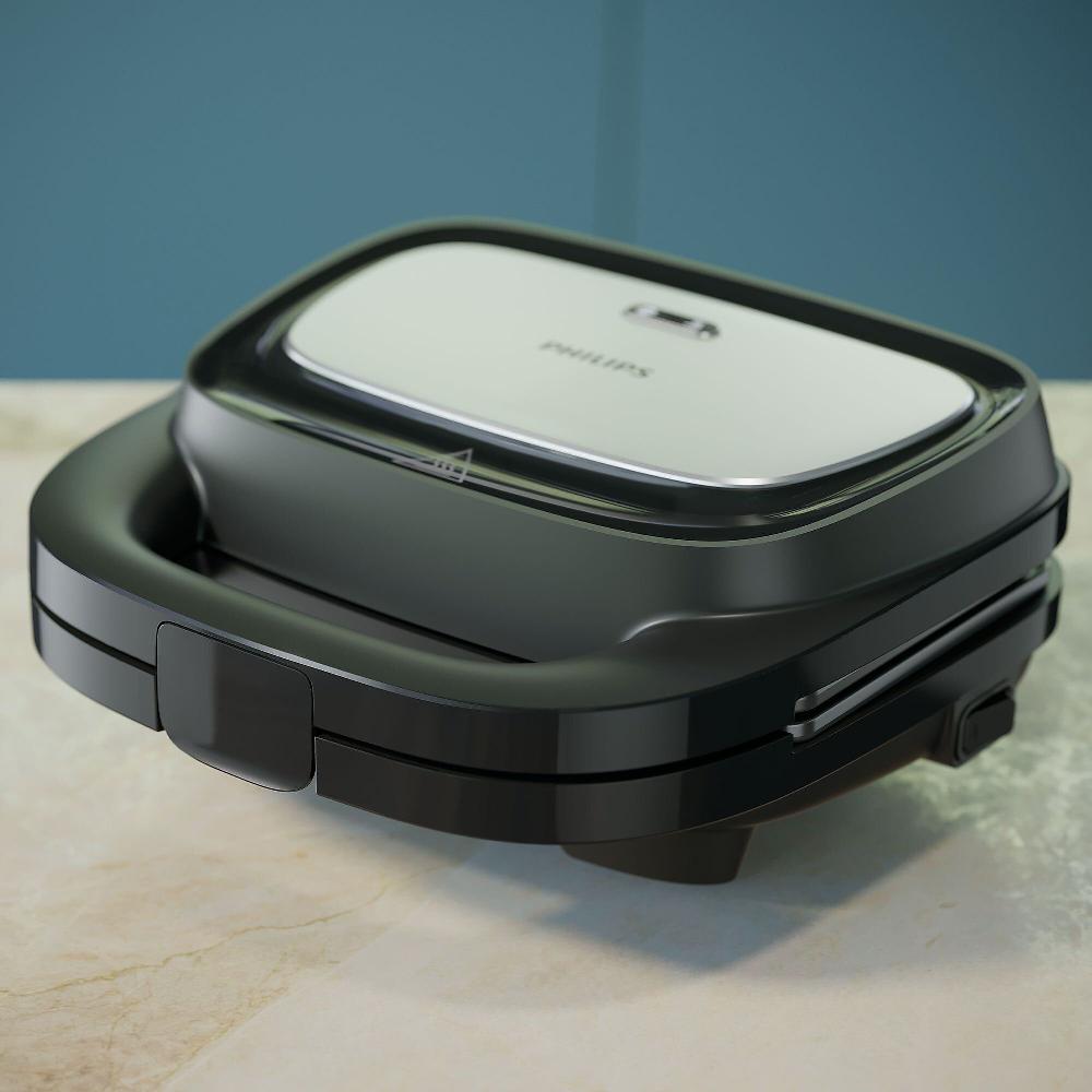 QVC Philips HD 2350/80 Sandwich Maker Serie 5000 Piastre Removilbili
