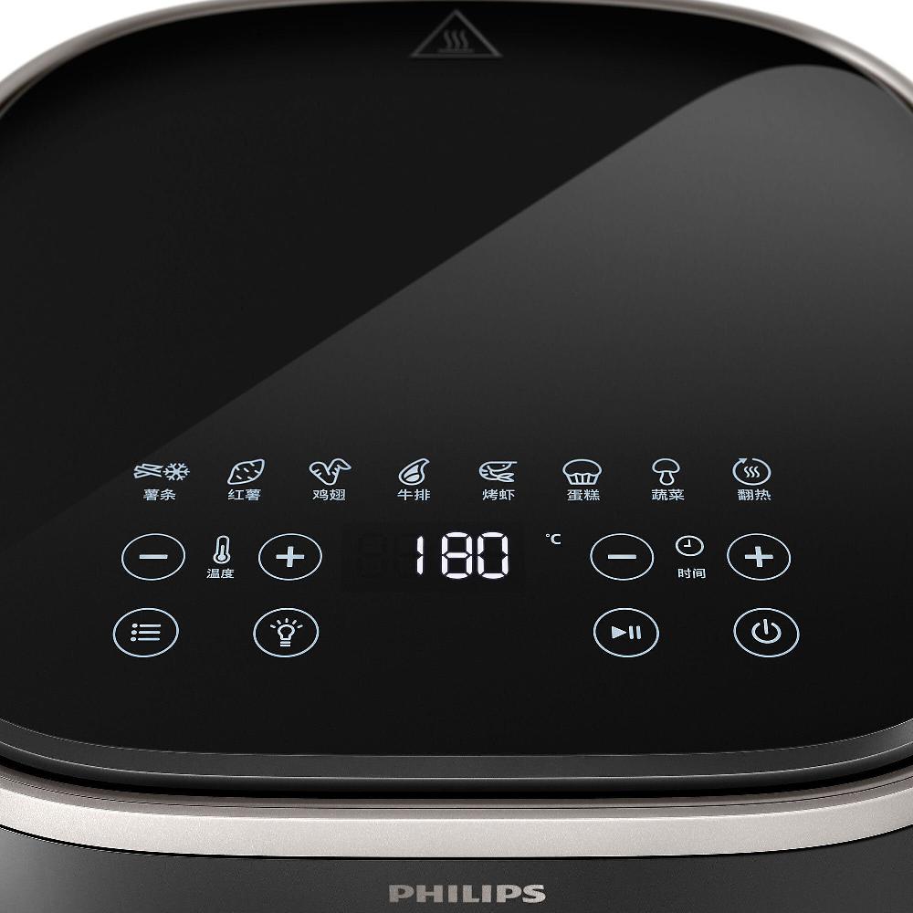 QVC Philips HD9257/80 Airfryer Con Finestra + Accessorio Cestello Con 9 Stampi Muffin