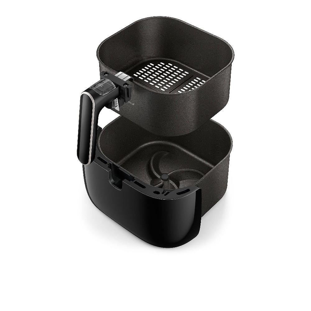 QVC Philips HD9257/80 Airfryer Con Finestra + Accessorio Cestello Con 9 Stampi Muffin