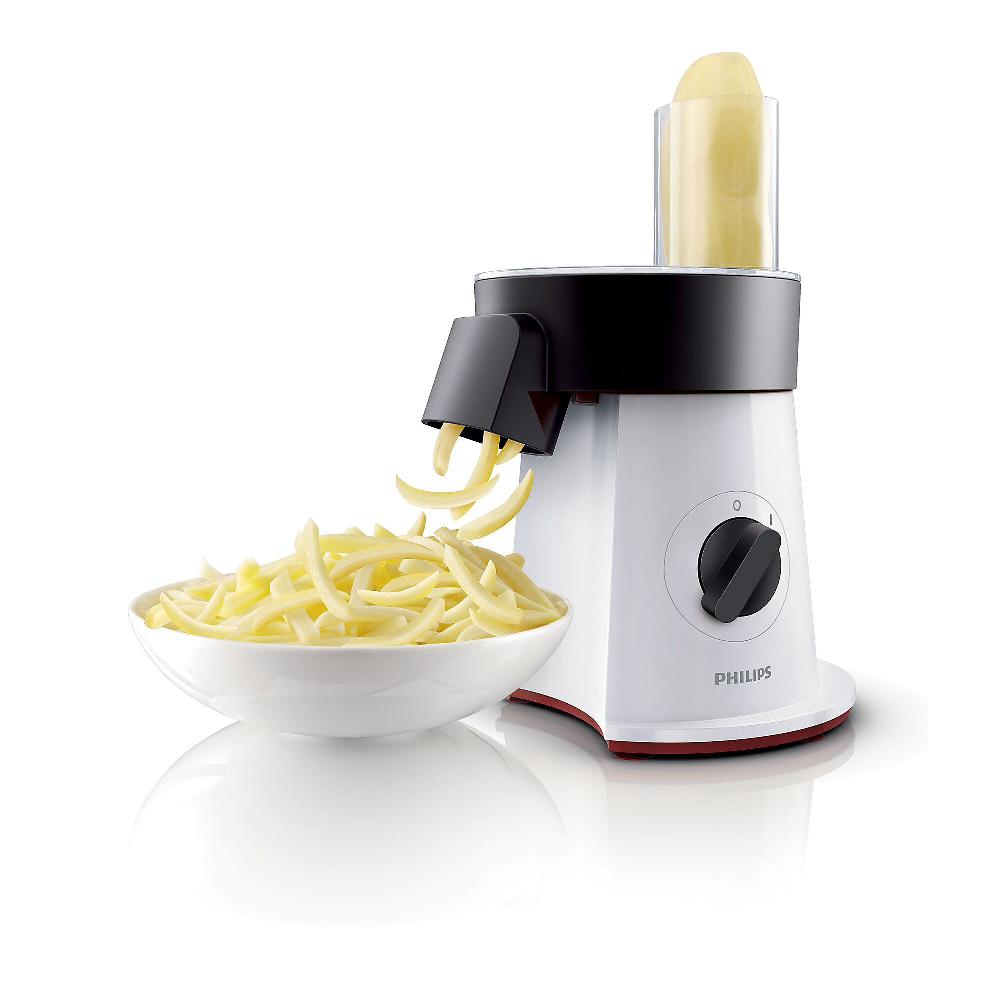 QVC Philips HR1388/80 Salad Maker Tritatutto 6 Dischi In Acciaio 200W
