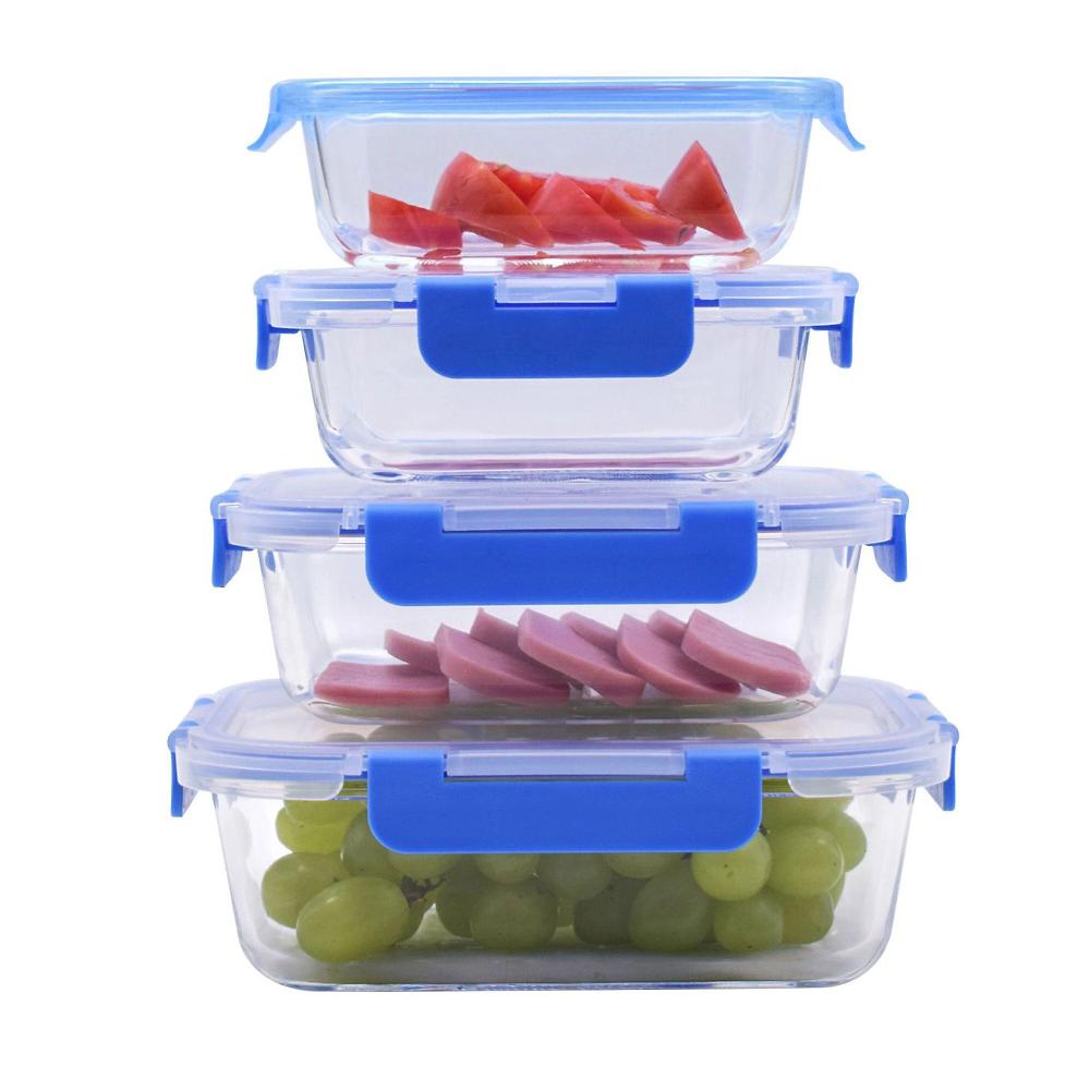 QVC Pie Lock 12 Contenitori Per Alimenti In Vetro Borosilicato