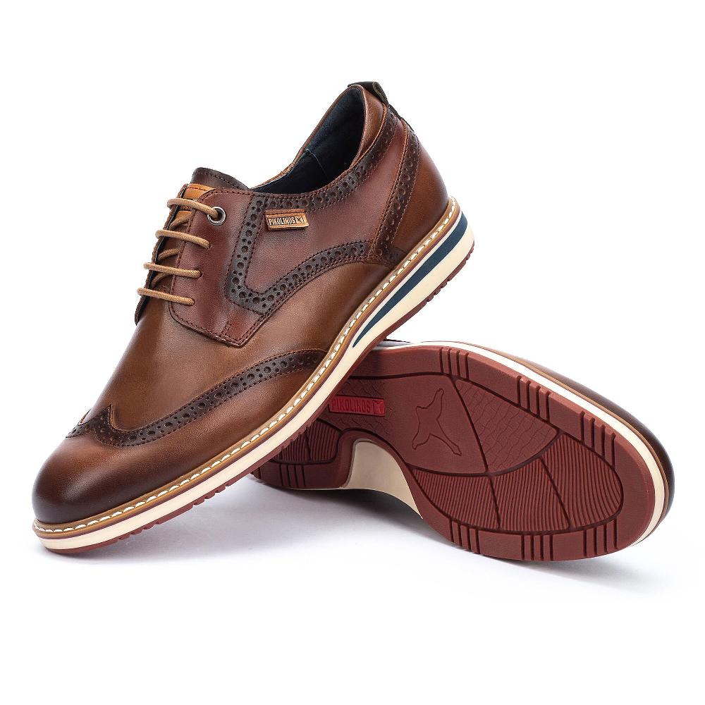QVC Pikolinos Francesine Da Uomo In Pelle Traforata Soletta Removibile