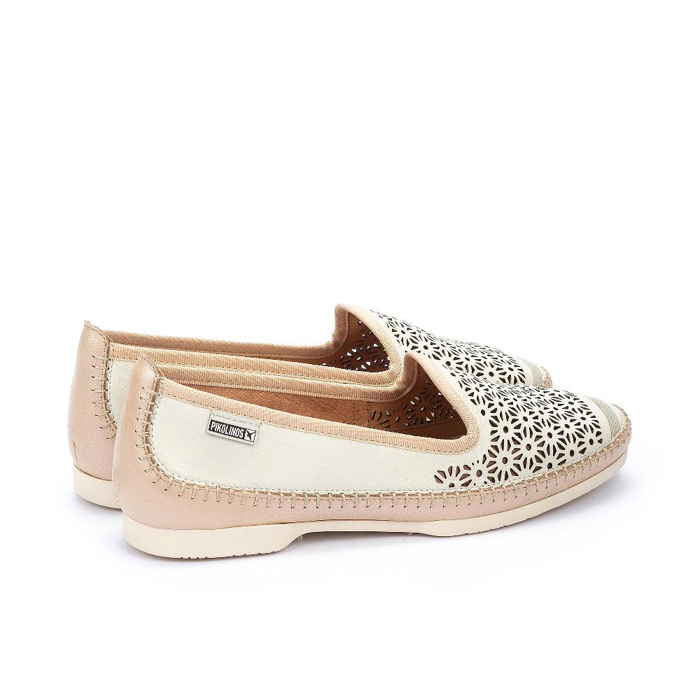 QVC Pikolinos Mocassini In Pelle Con Parte Frontale Traforata