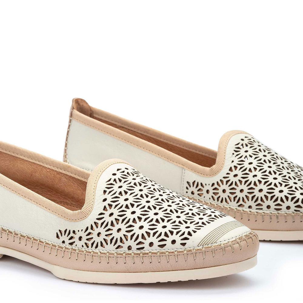 QVC Pikolinos Mocassini In Pelle Con Parte Frontale Traforata