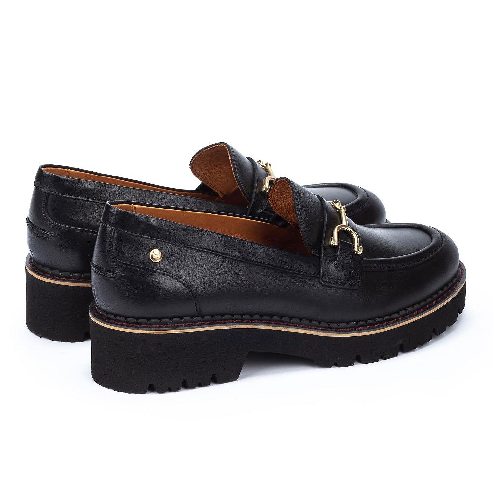 QVC Pikolinos Mocassini In Pelle Con Tacco 4cm E Suola Carrarmato
