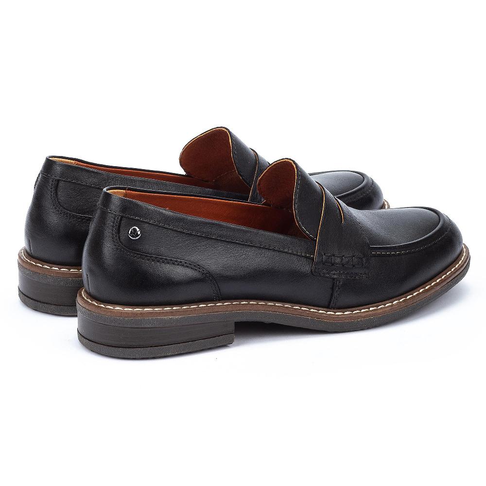 QVC Pikolinos Mocassini In Pelle Cuciture In Rilievo Con Tacco 3cm