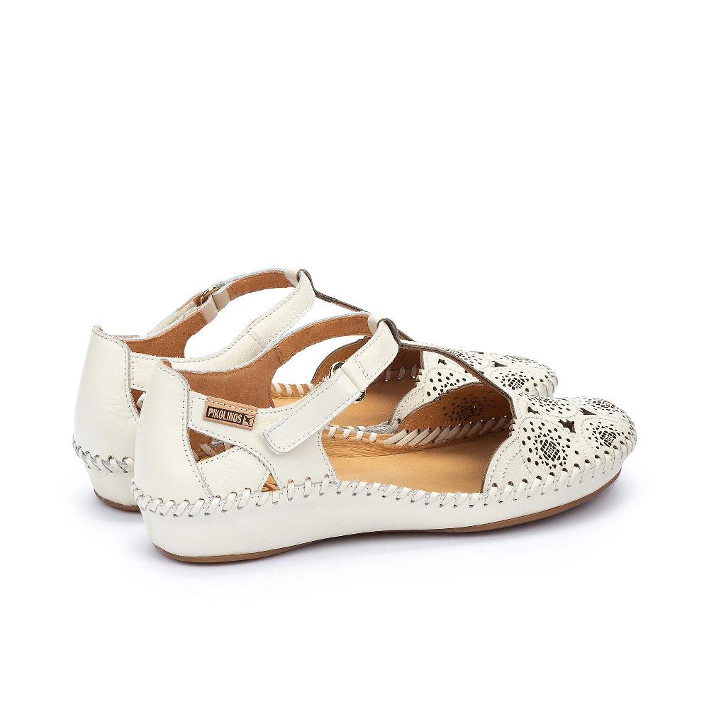 QVC Pikolinos Sandali A T In Pelle Con Motivo Traforato